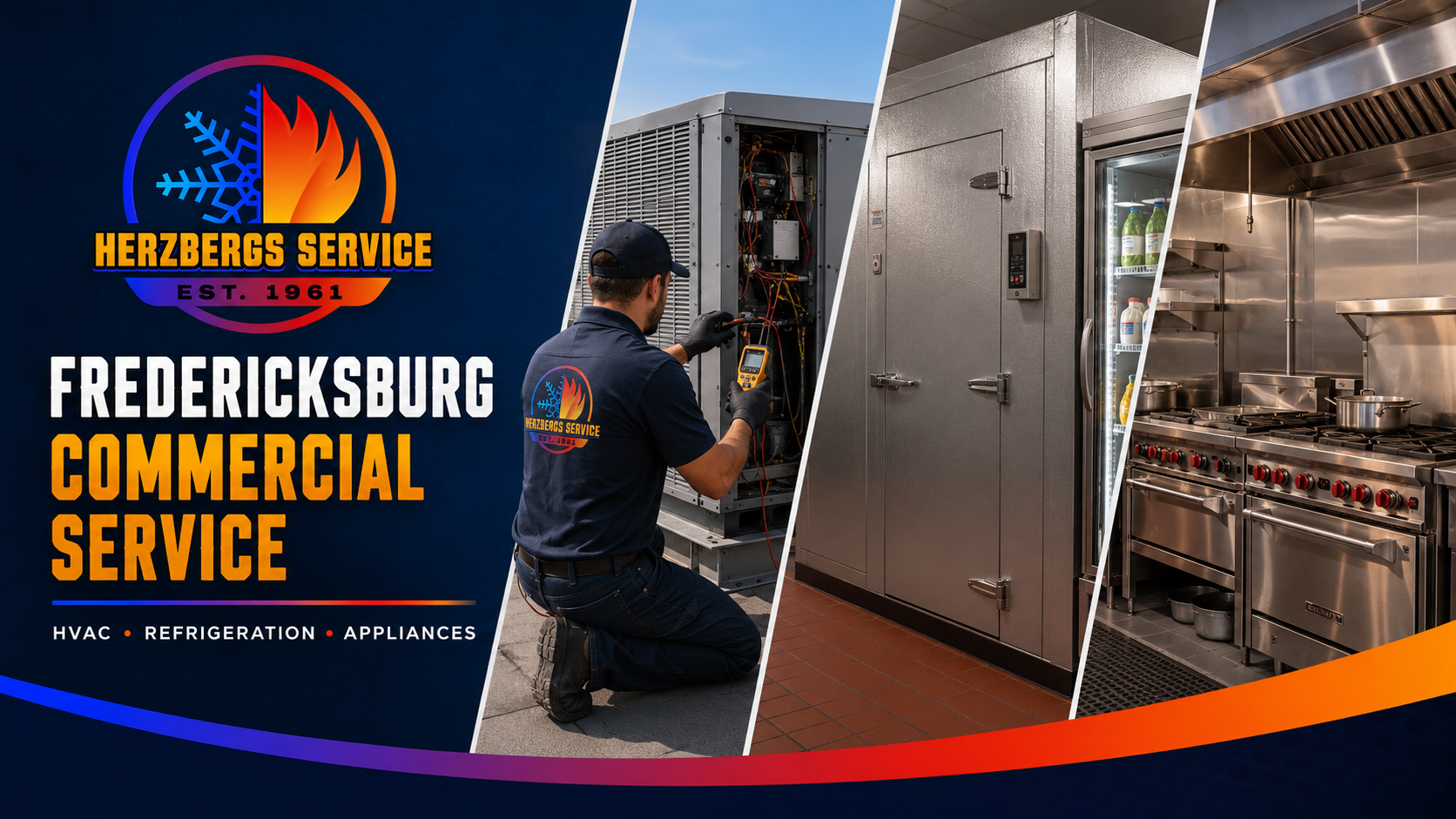 Commercial Appliance and HVAC Service in Fredericksburg